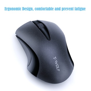 [SALE 10%] Chuột máy tính không dây, mouse T-WOLF Q2