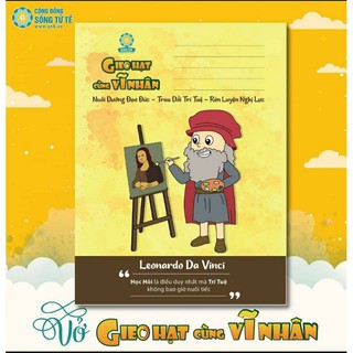 Vở ô li Gieo hạt cùng vĩ nhân