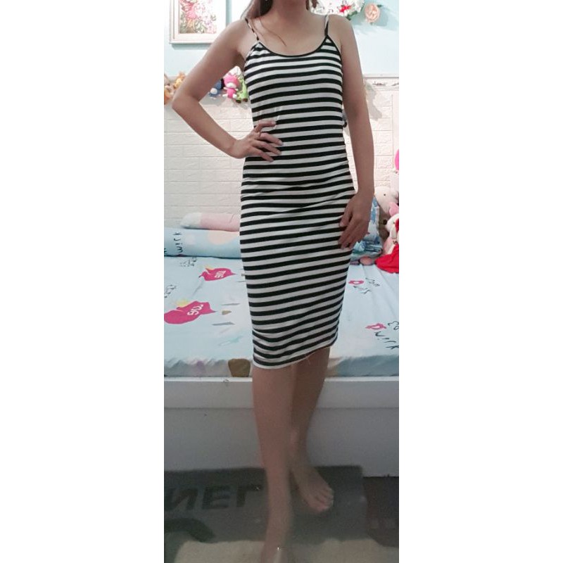 Đầm  body thun sexy size S-M dướii 50kg