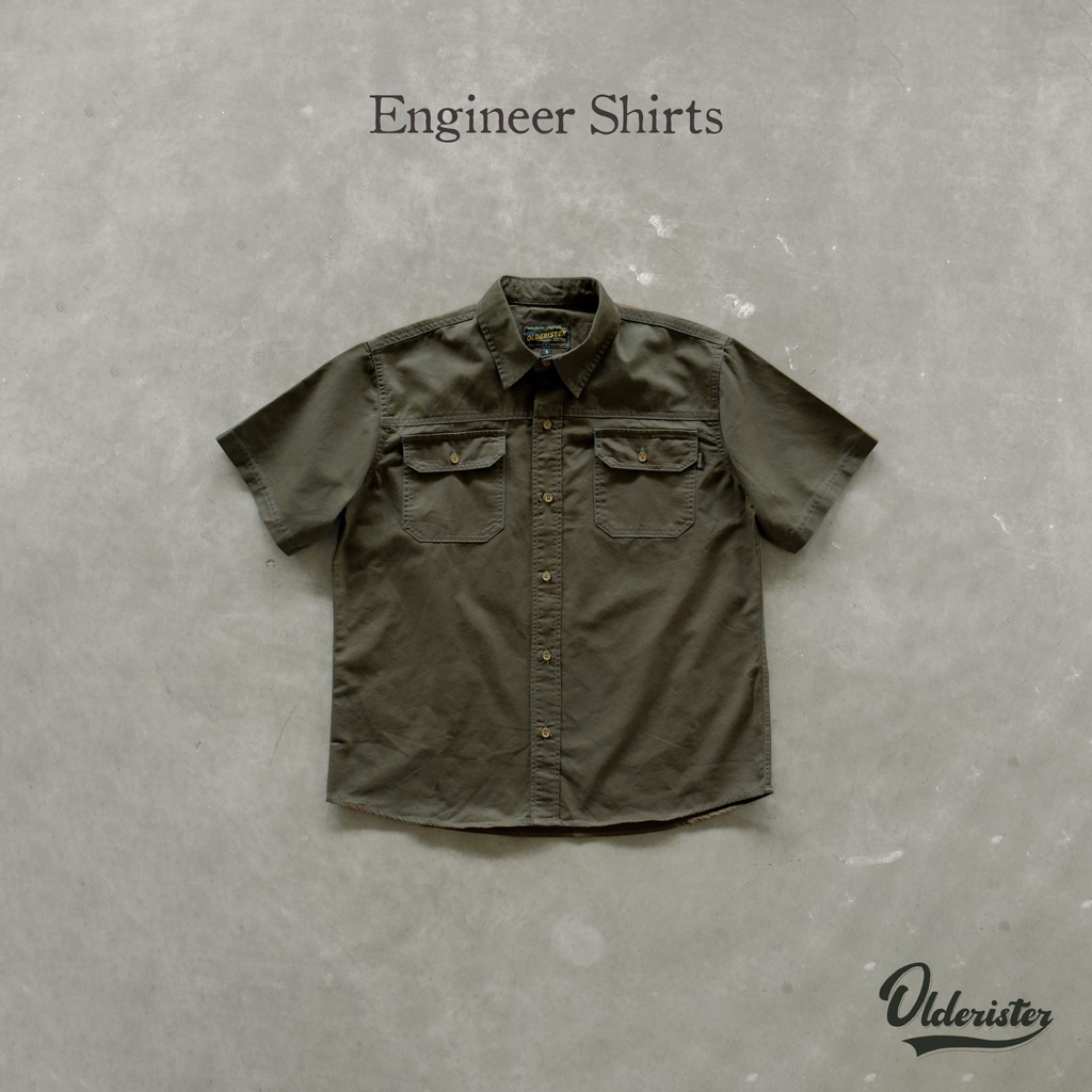 Áo Sơ Mi túi hộp tay ngắn - Olderister - Engineer Shirts