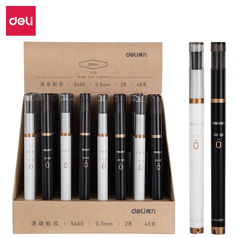 Ngòi bút Chì Bấm Deli S460 S461 0.5 / 0.7mm Chất Lượng Cao