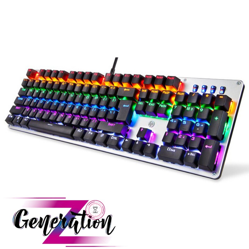 [Mã 33ELSALE hoàn 7% đơn 300K] BÀN PHÍM CƠ HP GK100 - KEYBOARD LED HP GK100