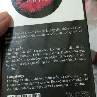 Son Ashi- 3 màu HỒNG-ĐỎ CAM-ĐỎ