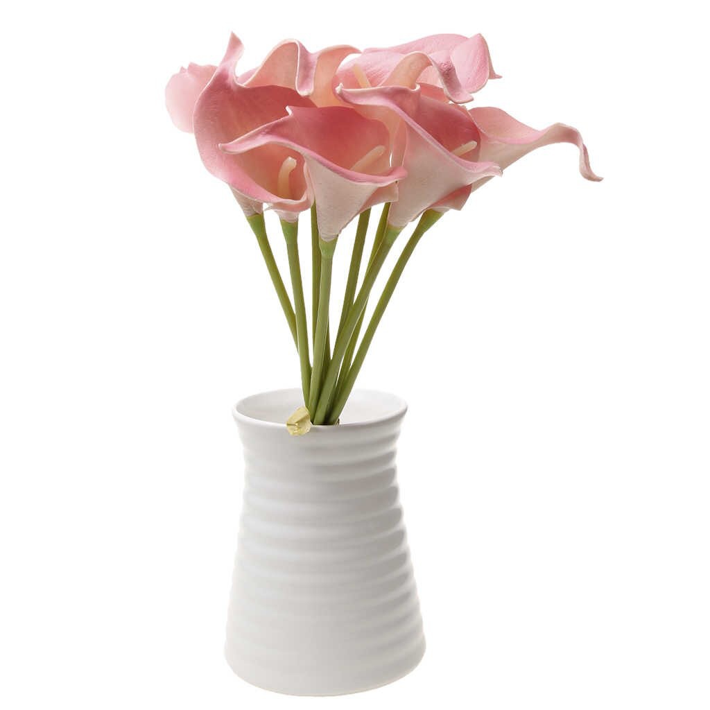 Ins 1 cành hoa calla lily, thủy vu, hoa rum phụ kiện chụp ảnh decor trang trí