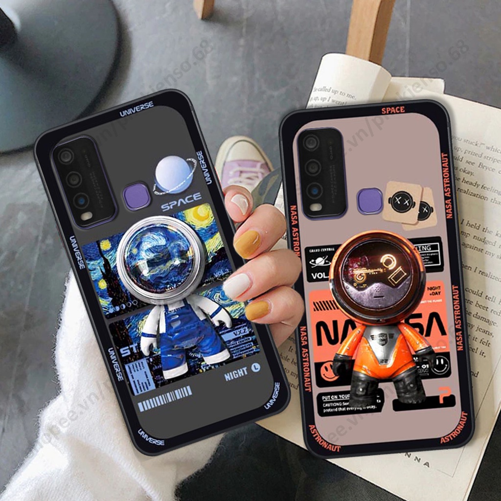 Ốp lưng Vivo Y30 / Y50 hình người máy, robot nasa đáng yêu dễ thương