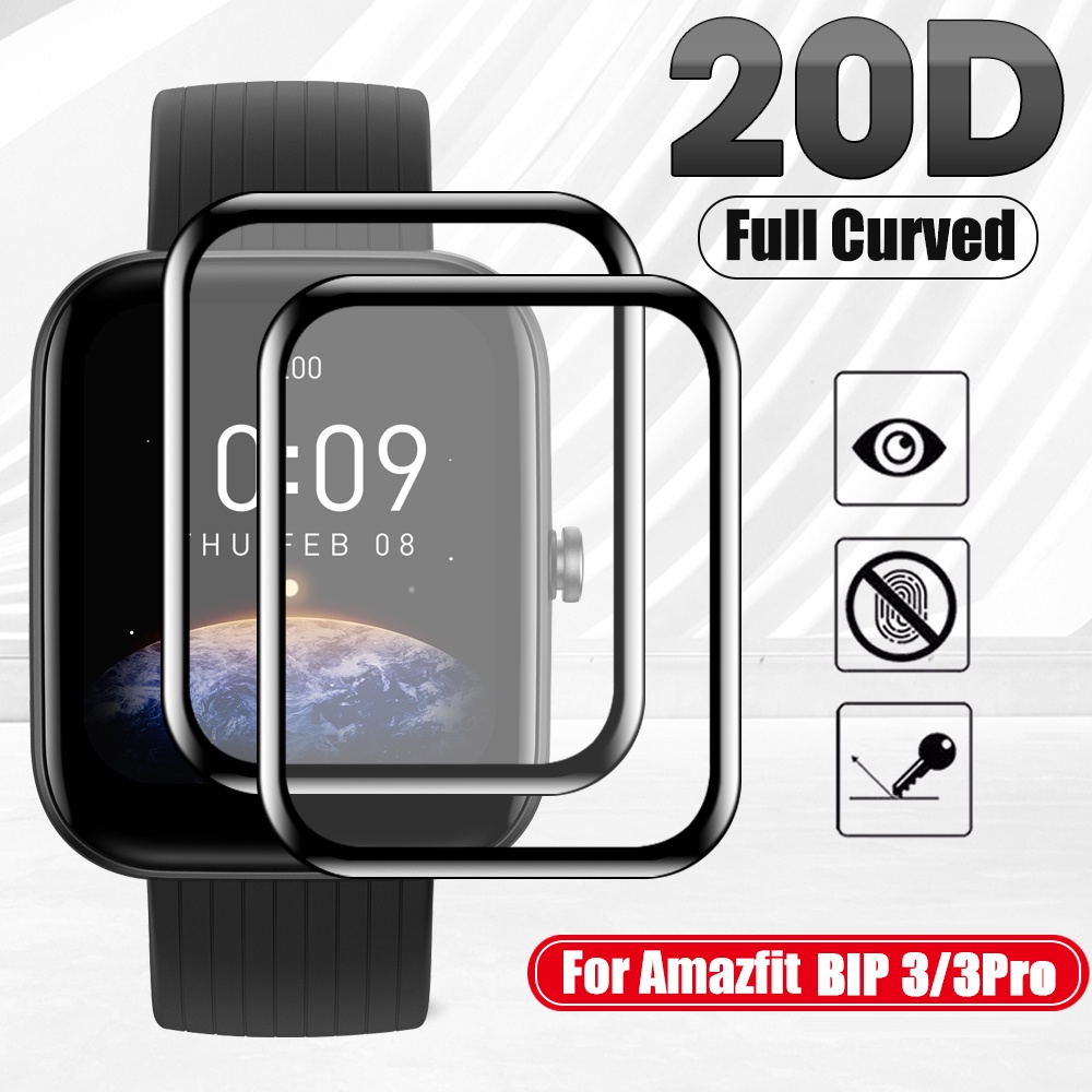 Phim Dán 3D Chống Dấu Vân Tay Bảo Vệ Màn Hình HD Cho Đồng Hồ Thông Minh Huami Amazfit BIP 3 / 3Pro