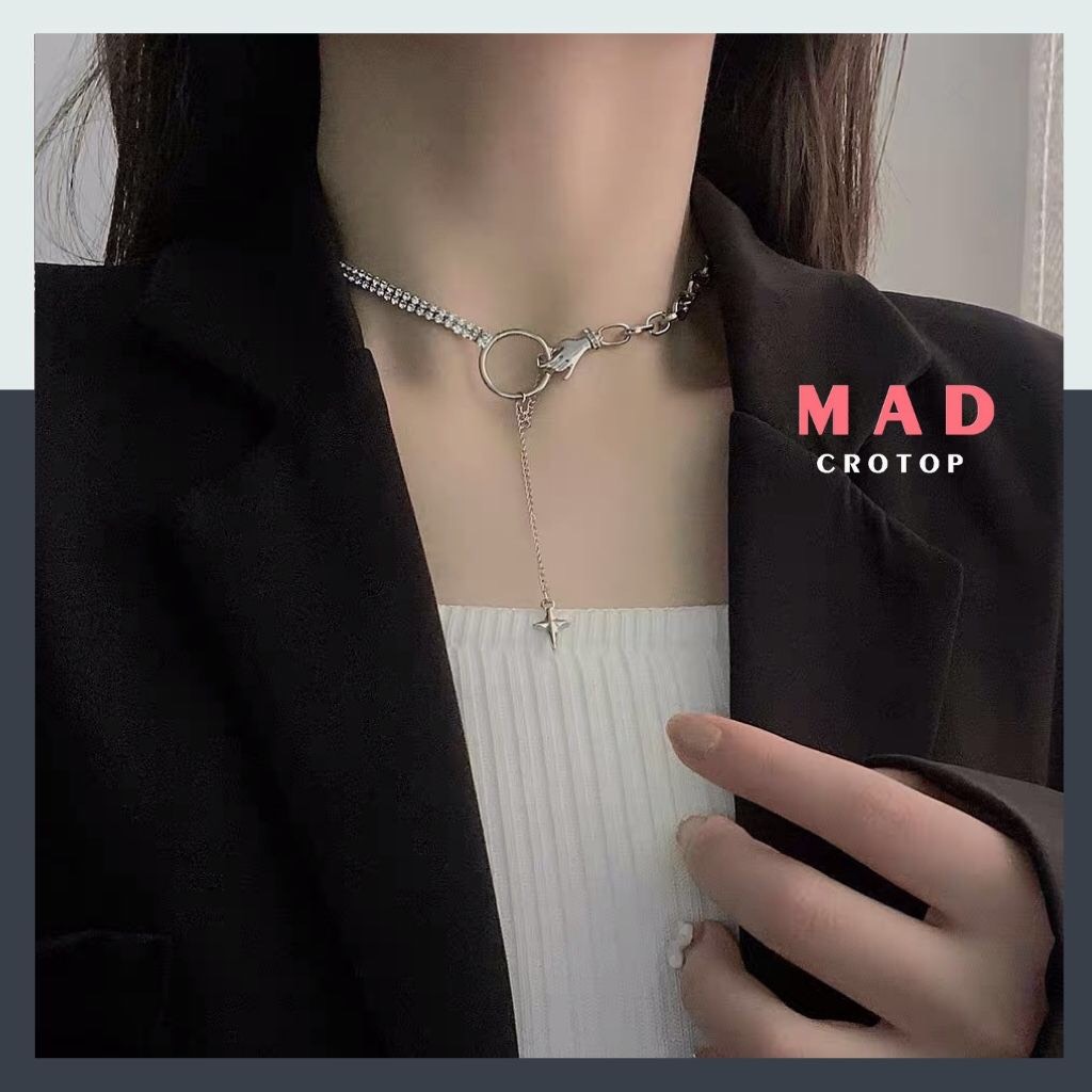 Dây Chuyền Nữ Chocker Thanh Lịch Dễ Phối Đồ MADCROTOP DC102
