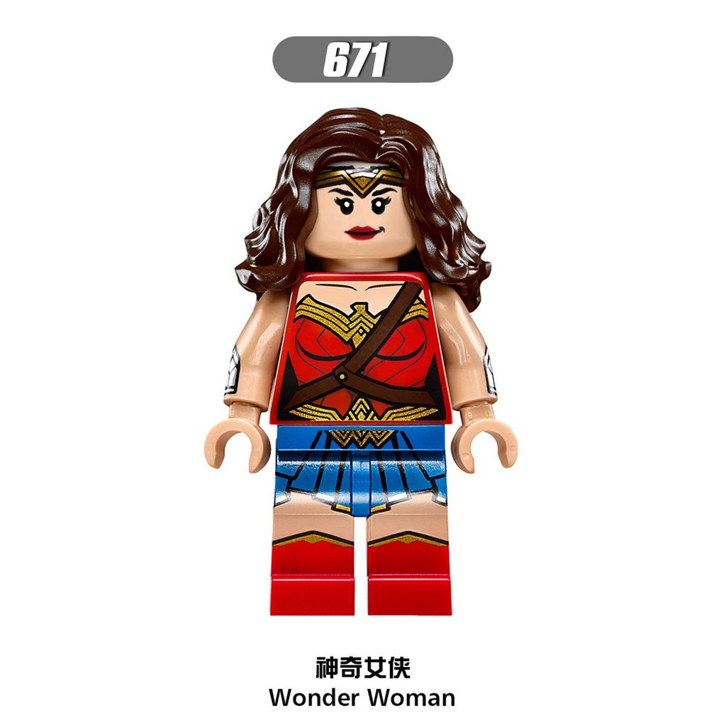 Đồ chơi lắp ráp mô hình Wonder Woman Dc Super Hero 671