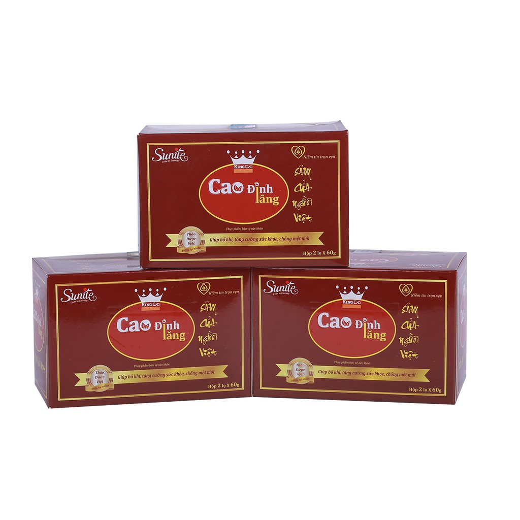 (Cao đặc) CAO ĐINH LĂNG - Bổ khí, Tăng cường sức khỏe