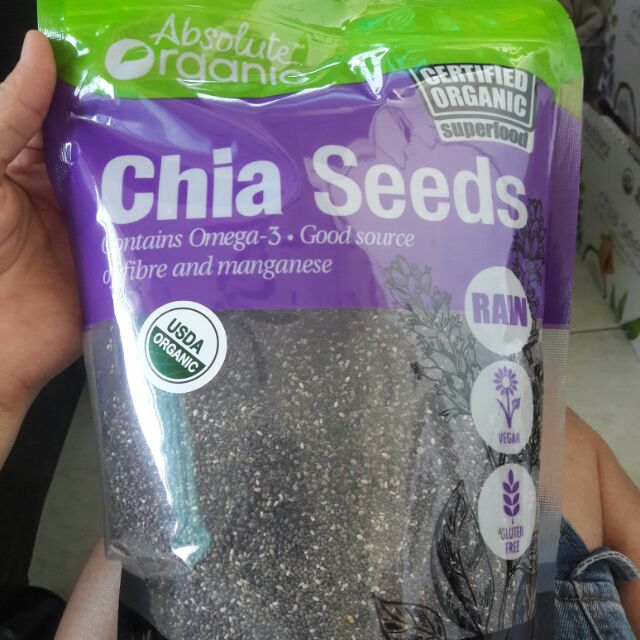1kg Hạt chia Úc Organic Chia Seeds date 2021 (mẫu mới)