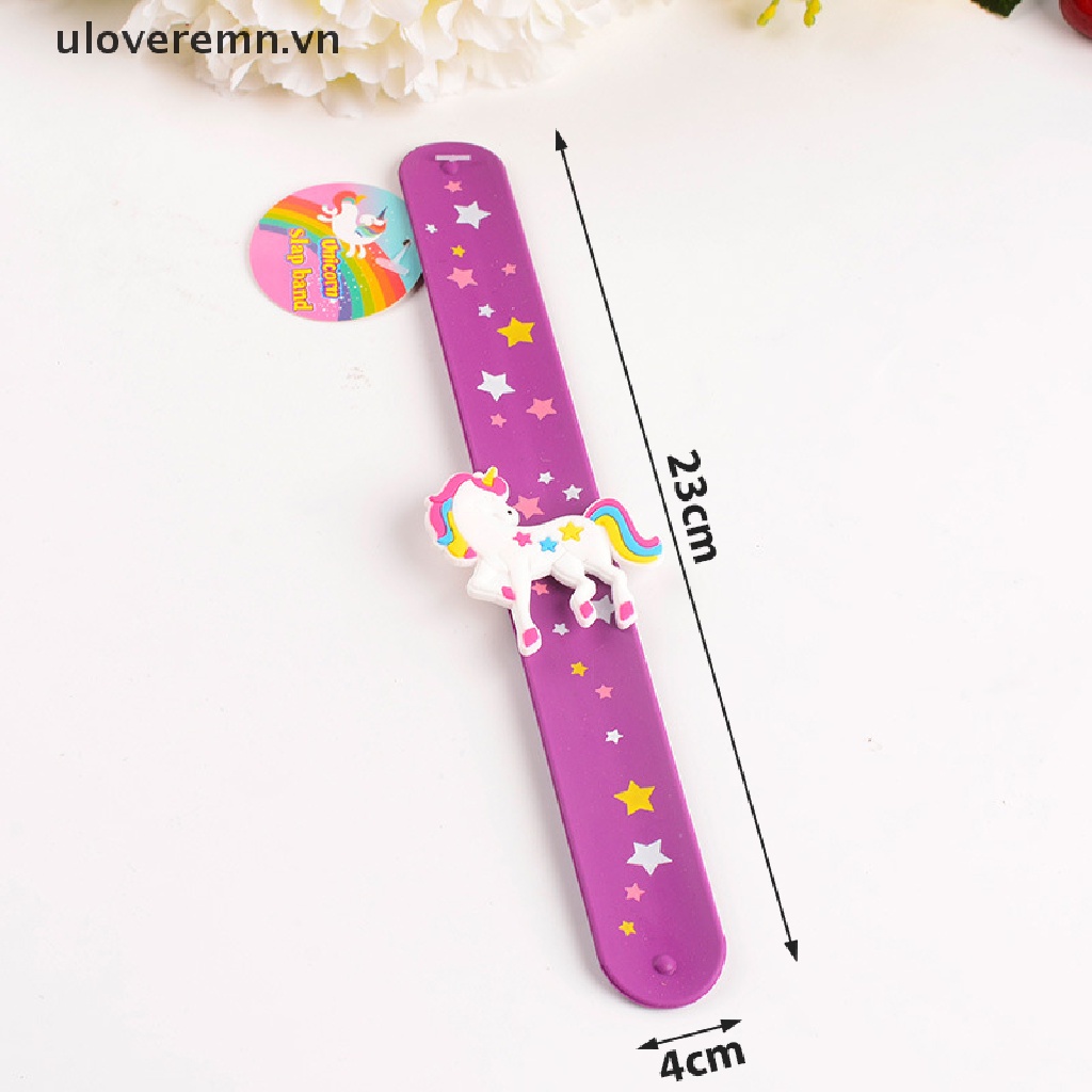 Uloveremn Vòng Tay Silicon Hình Kỳ Lân Hoạt Hình Cho Bé