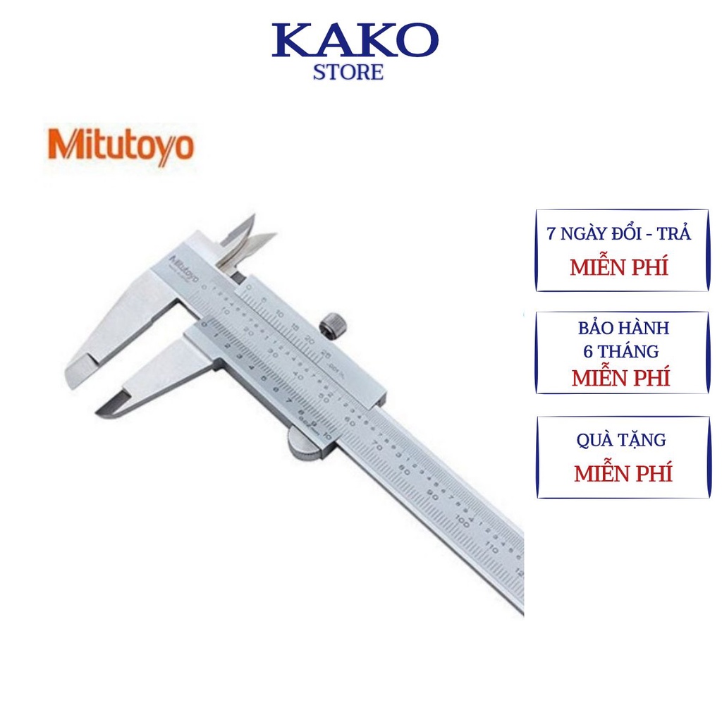 Thước cặp cơ khí Mitutoyo (0-150mm/0.02mm) thước kẹp mitutoyo 150 200 300mm