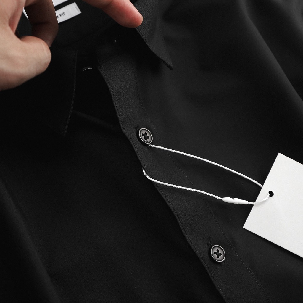 Áo sơ mi nam ZARA dài tay, dáng slim fit, cổ ve lật, cổ tay cài khuy | BigBuy360 - bigbuy360.vn