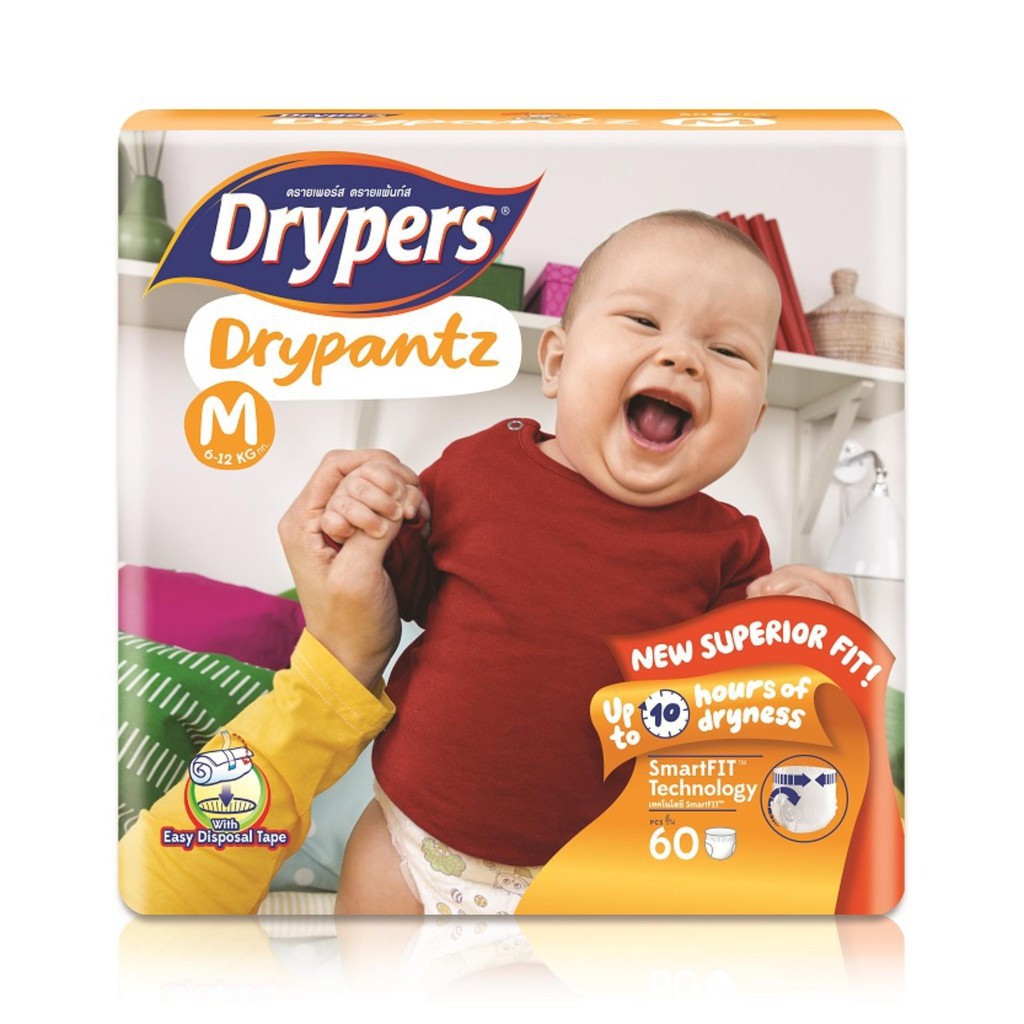 (XÃ KHO) Tã quần Drypers Drypantz M60/L48/XXL36