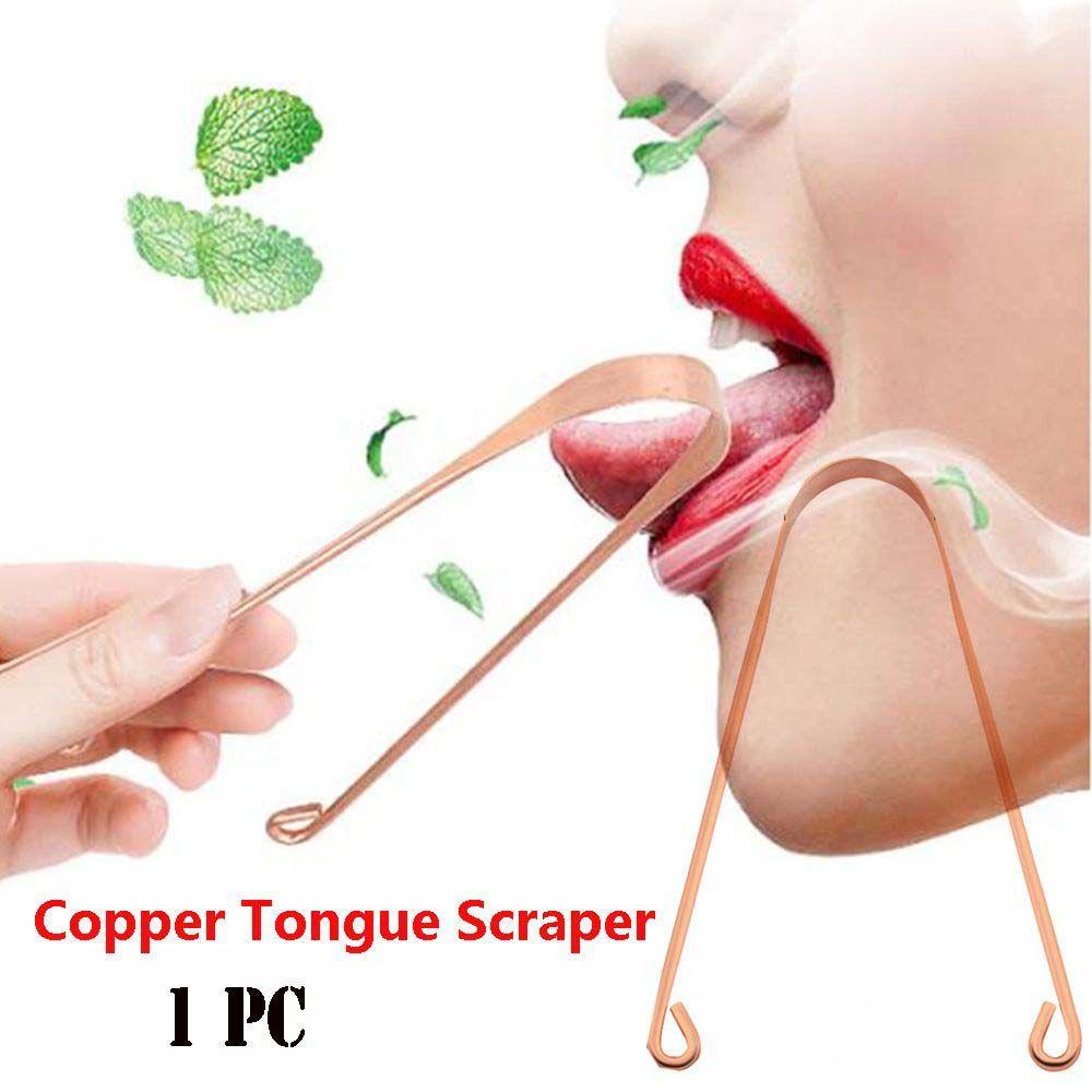 Dụng Cụ Cạo Lưỡi Bằng Đồng MALCOLM Chăm Sóc Sức Khỏe Răng Miệng Cho Nam