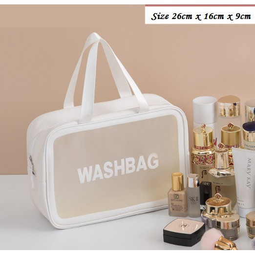 Túi đựng mỹ phẩm, đồ trang điểm trong suốt chống nước Wash Bag DMP65