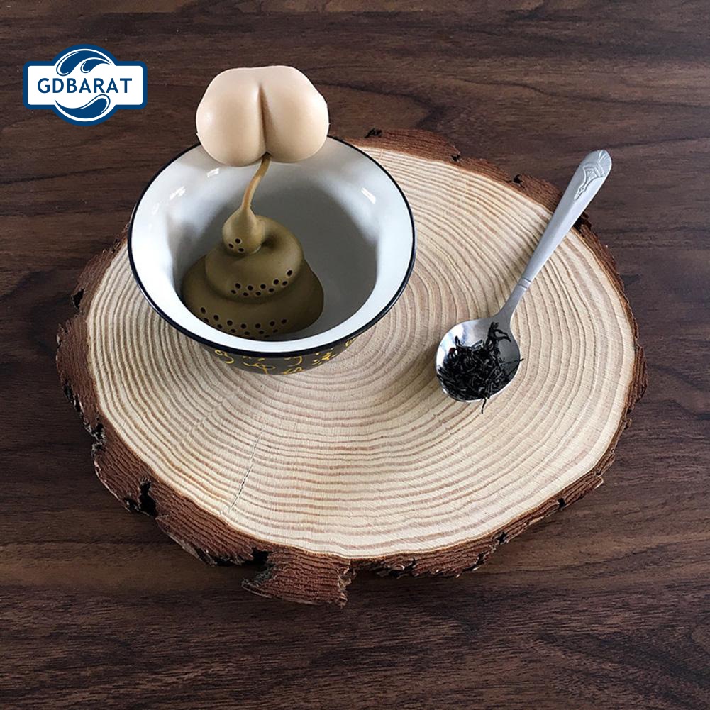 Dụng Cụ Lọc Trà Bằng Silicone Hình Poo Turd Tiện Dụng