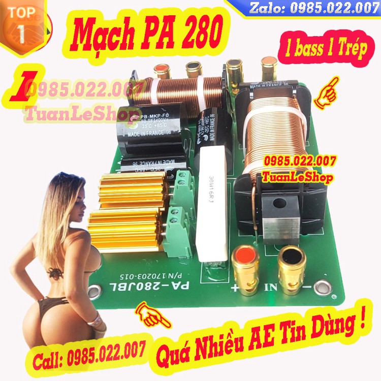 MẠCH LOA JB280 - GIÁ 1 MẠCH 2 LOA PA 280 CAO CẤP