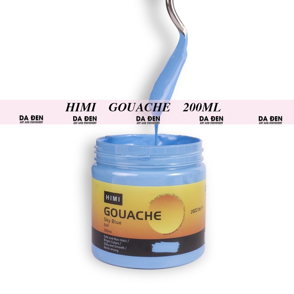 [DA ĐEN] Màu Gouache Miya Himi Hủ 200ml