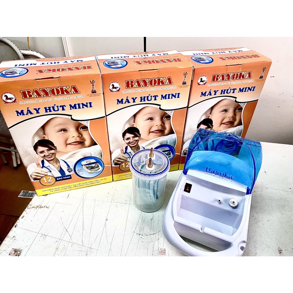 Máy xông hút mũi cho trẻ em- Máy đa năng 2 in 1 Bayoka