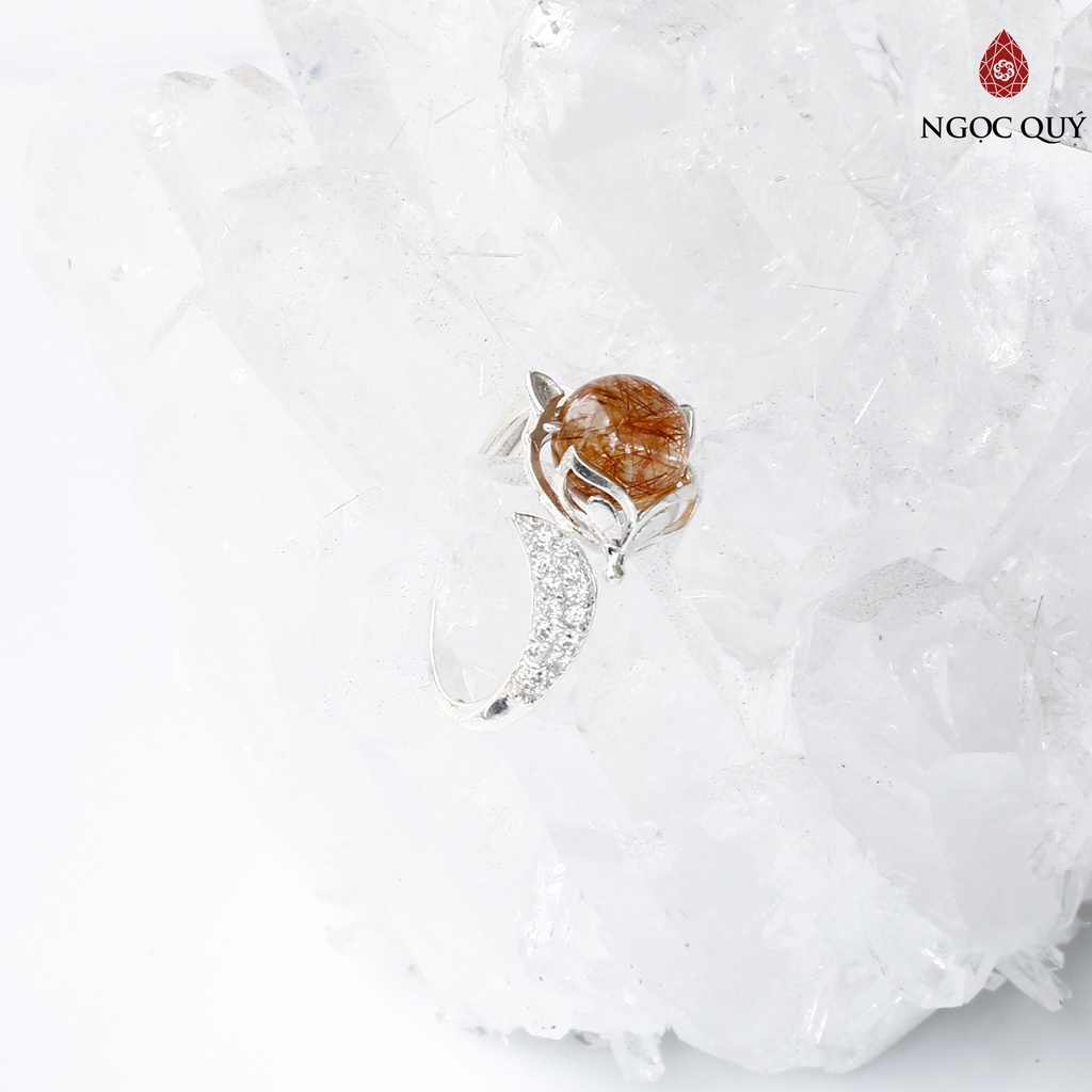 Nhẫn bạc hồ ly theo mệnh - Ngọc Quý