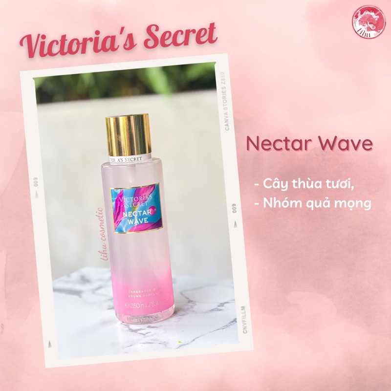 Xịt thơm Body Mist Victoria’s Secret thơm thanh mát tự nhiên [Bản Giới Hạn]