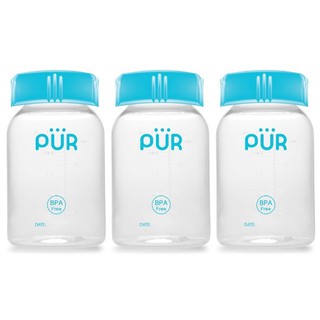 Bộ 3 bình trữ sữa Pur 125ml (6203)