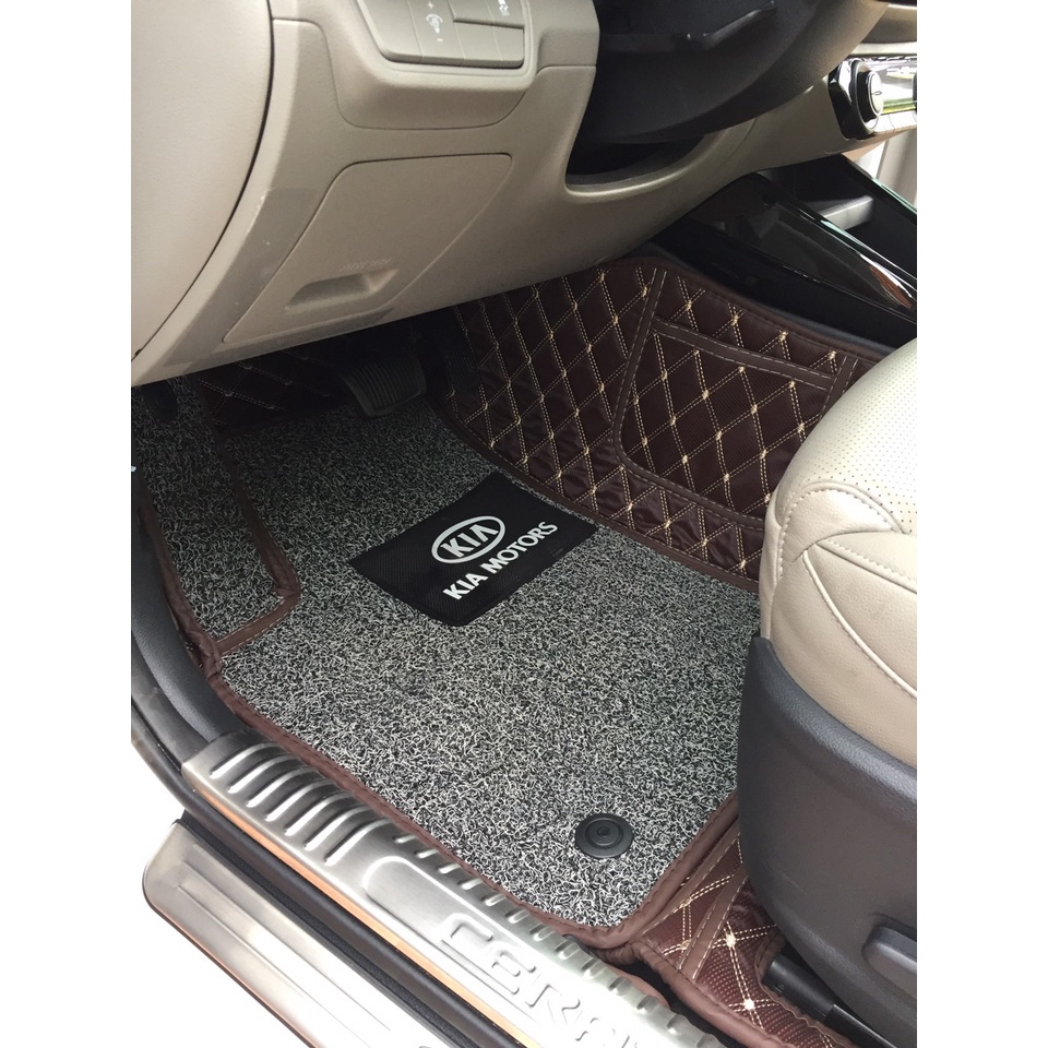 Thảm lót sàn ô tô 6D Kia K3 2021-2023 chống nước, không mùi, phủ kín 90% sàn xe