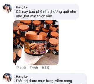 Tẩy da chết quế hồi coffee  Nga