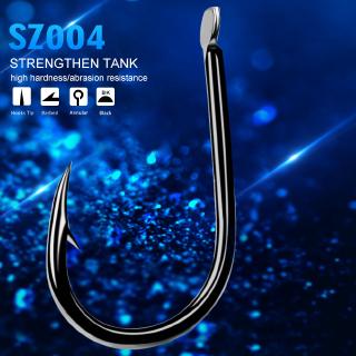 【PRO BEROS】 Soft Worm Barbed Fish Hook Single Hook Fishing Gear Lure