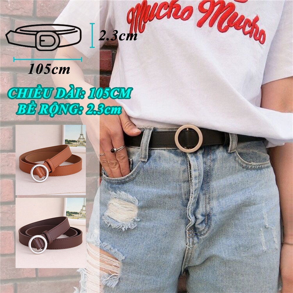 Thắt lưng nữ ulzzang iLita dây nịt cao cấp phong cách Hàn Quốc dễ thương hottrend 2023