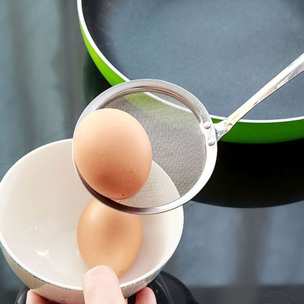 Vá Lưới Vớt Thức Ăn Bằng Thép Không Gỉ Mới