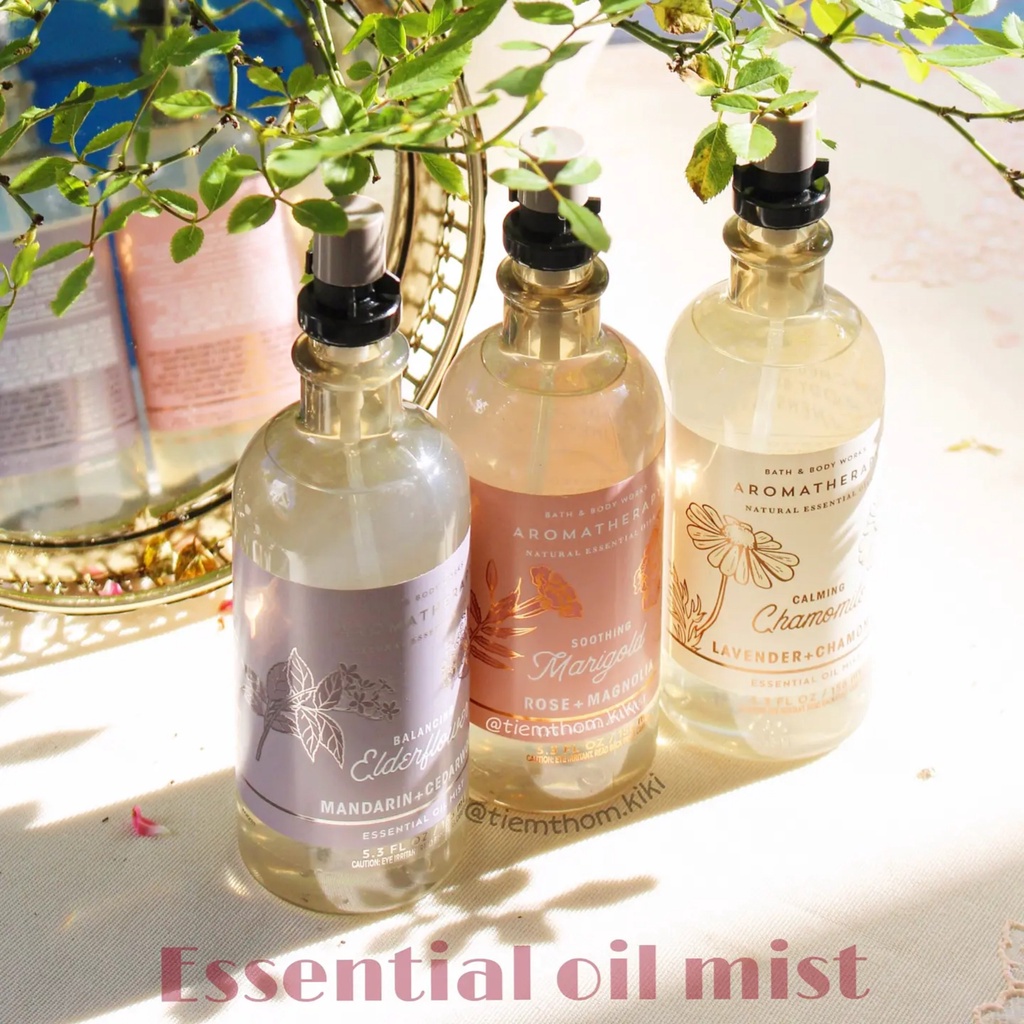 XỊT TINH DẦU THƯ GIÃN DÒNG AROMATHERAPY BATH AND BODY WORKS