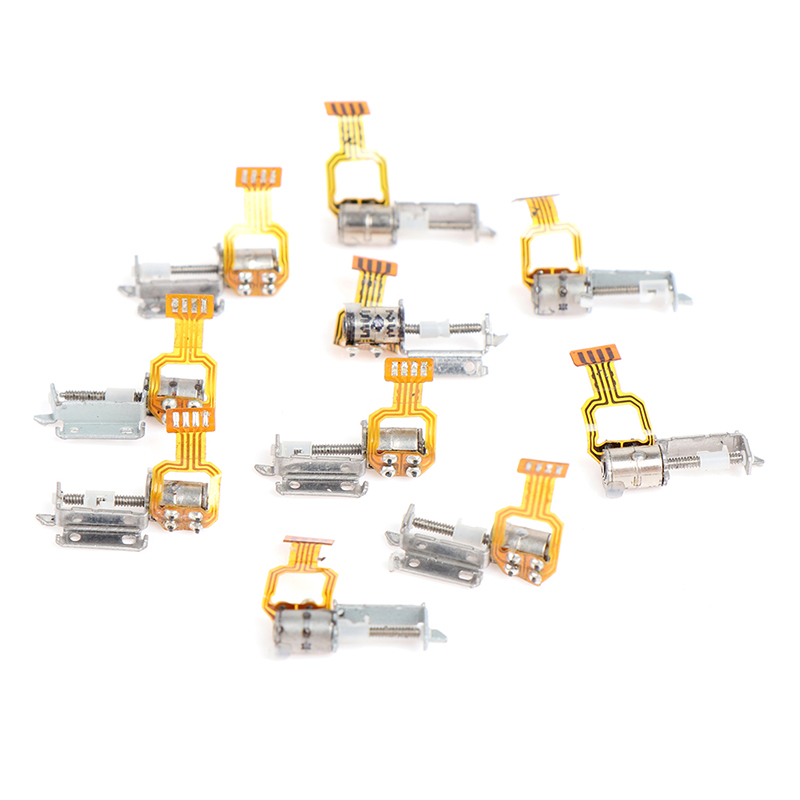 Chitengyesuper Miniature screw stepper motor, 3.3mm diameter micro stepper motor CGS