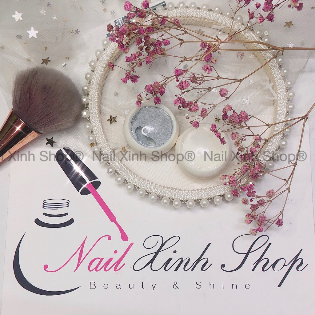 Bột kim tuyến dạ quang, nhũ mịn phát quang, phụ kiện nail chuyên dụng nail salon