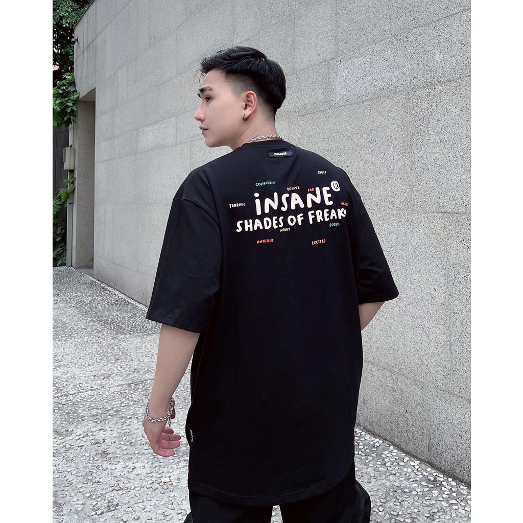 Áo Thun Gấu Insane Freaky's Shade, Form Rộng oversize, áo phông tay lỡ unisex, tee Cotton Thái nam nữ. KKIM Shop