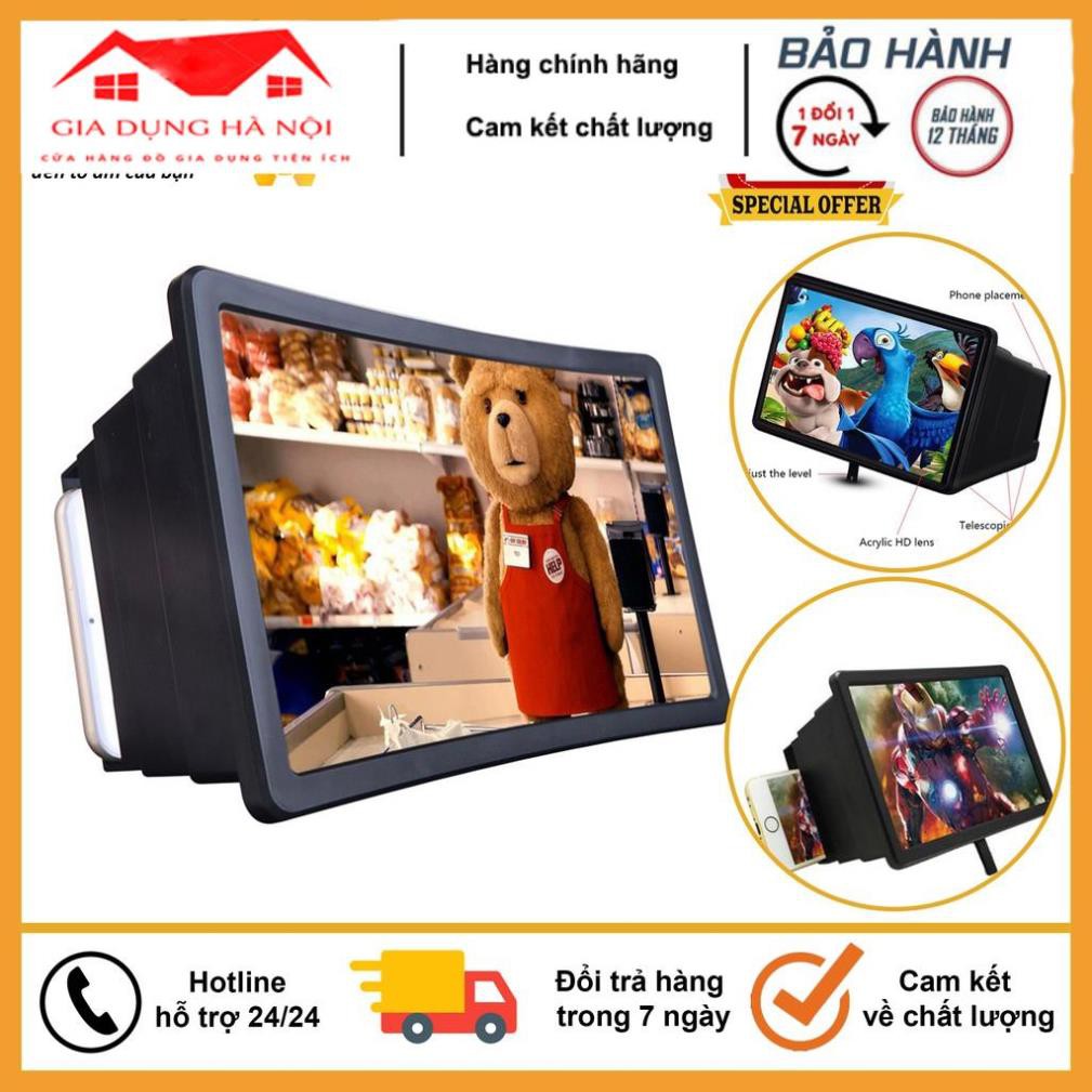 [FREESHIP 50K] Kính Xem Phim Phóng Đại Hình Ảnh Điện Thoại 3D 8 Inch Thế Hệ Mới 2020