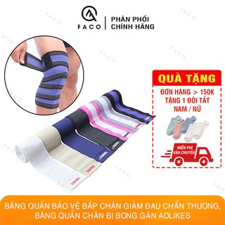 Băng Quấn Bảo Vệ Bắp Chân Giảm Đau Chấn Thương, Băng Quấn Chân Bị Bong Gân Aolikes - AL023
