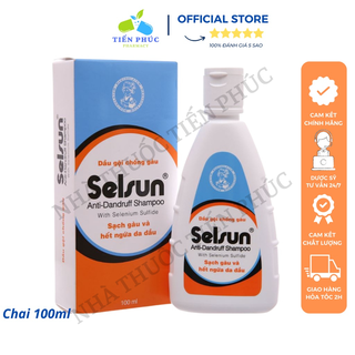 Dầu Gội Selsun Chống Gàu, Giảm Ngứa, Sạch Vảy Nấm (100ml )