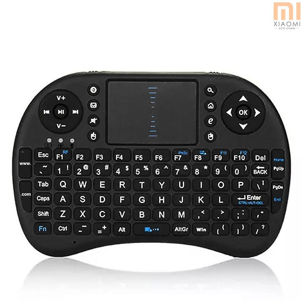 【shine】Mini i8 Wireless Qwerty Keyboard Multimedia Remote Control Keys and PC Gaming Control Touchpad Handheld Keyboard for PC Pad Android TV Box Smart TV