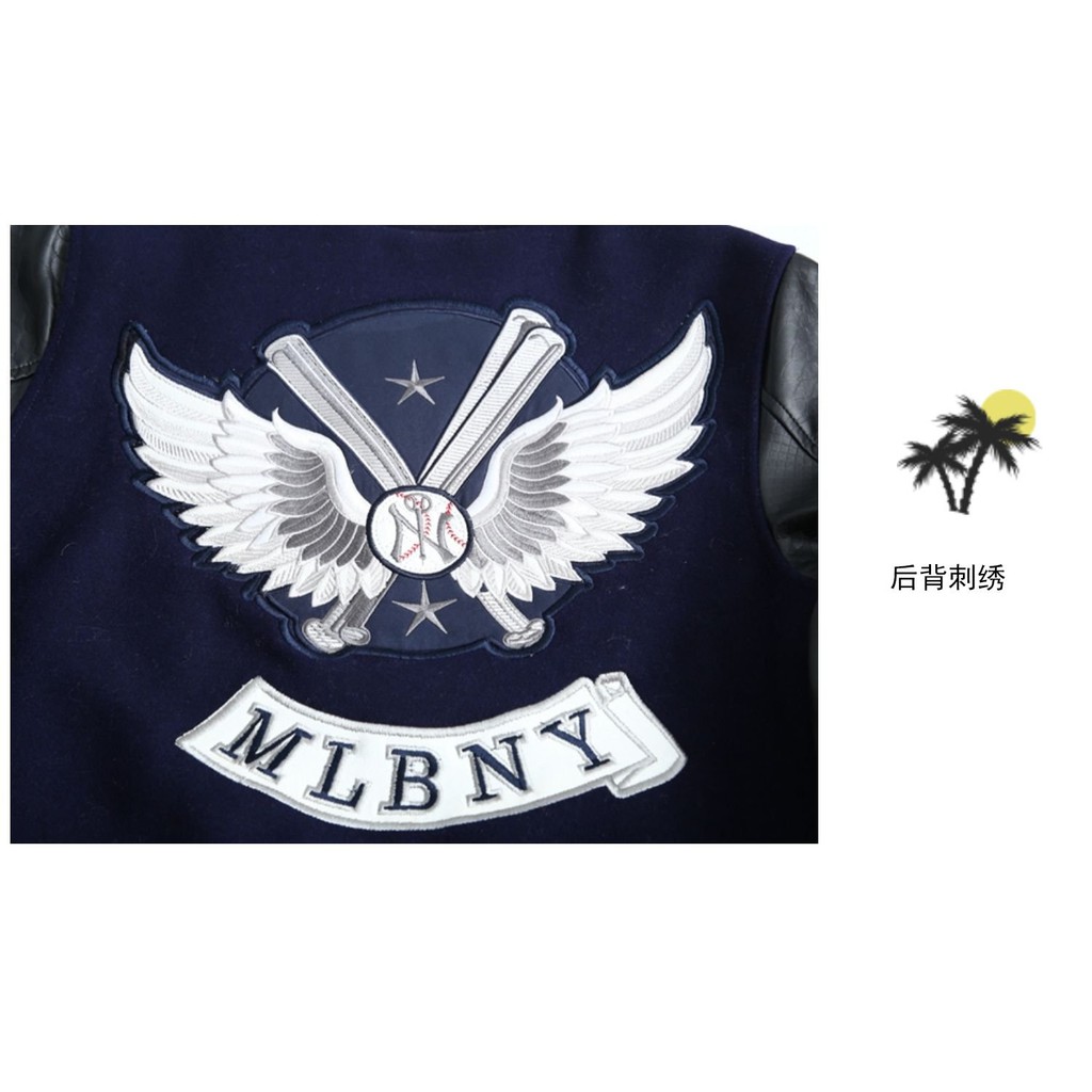 [ẢNH THẬT] ÁO BOMBER MLB NY [FULL BOX BILL]  MÀU VÀNG | BigBuy360 - bigbuy360.vn