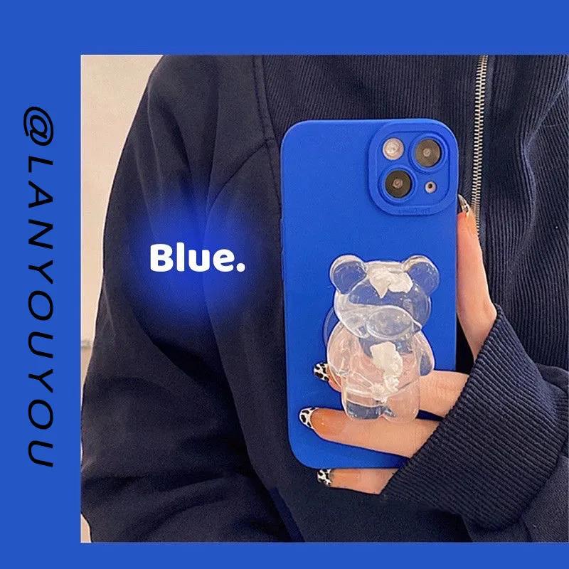 Ốp Điện Thoại TPU Mềm Có Vòng Đỡ Hình Gấu Hoạt Hình Sang Trọng Cho OPPO Reno 2 5 FIND X3 Pro