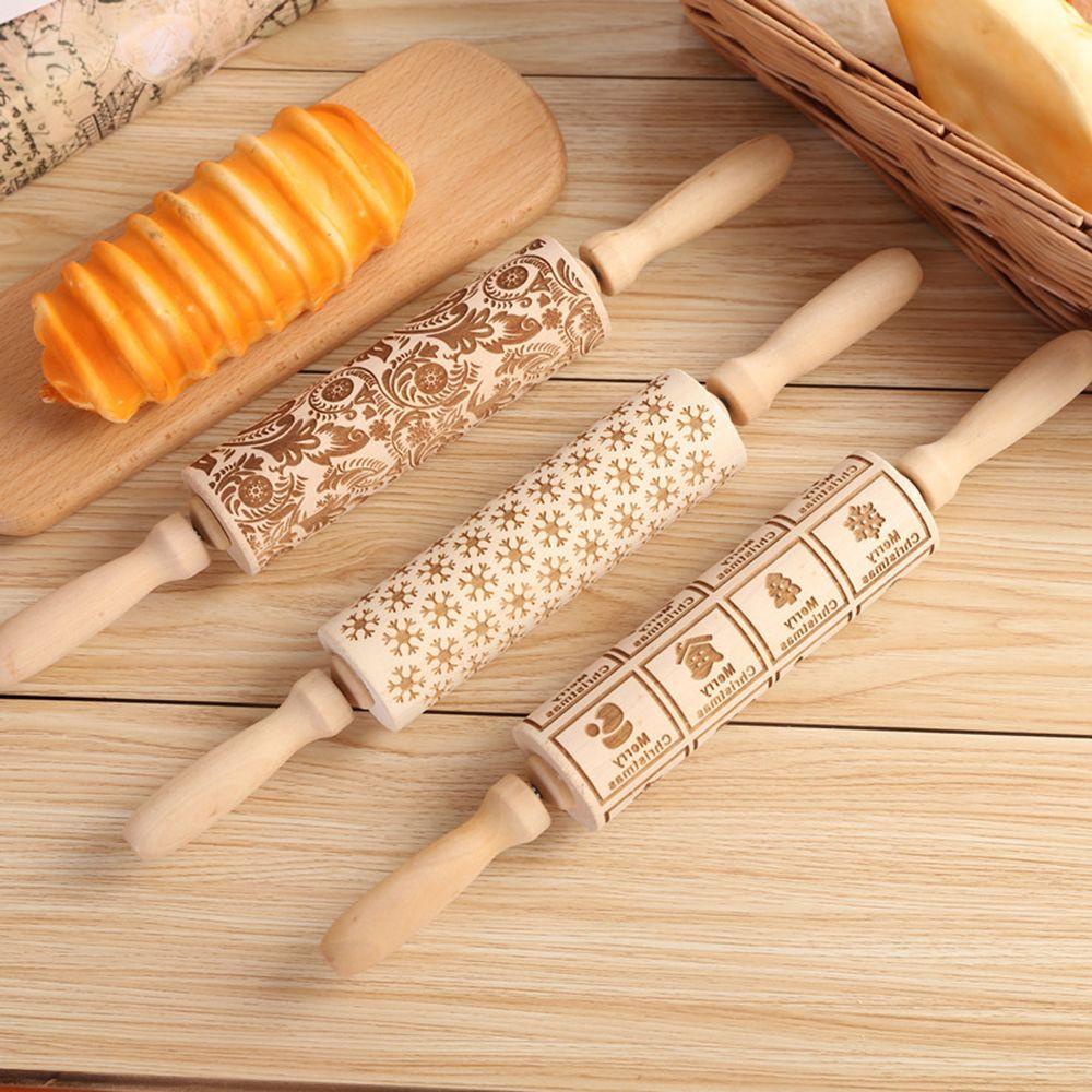Cây Lăn Bột 3D Trang Trí Giáng Sinh Cho Bé