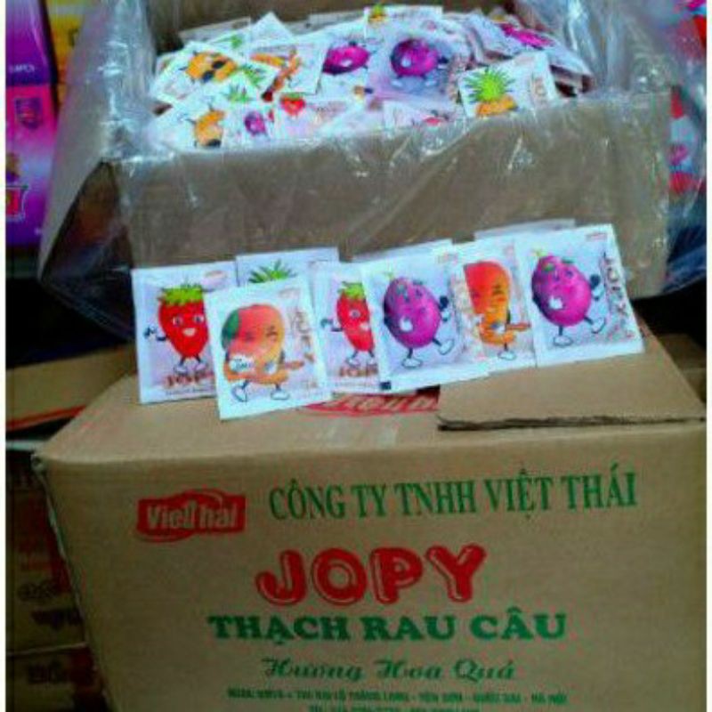 THẠCH RAU CÂU ZAI ZAI GIÒN GIÒN JOPY THƯƠNG HIỆU VIỆT THÁI