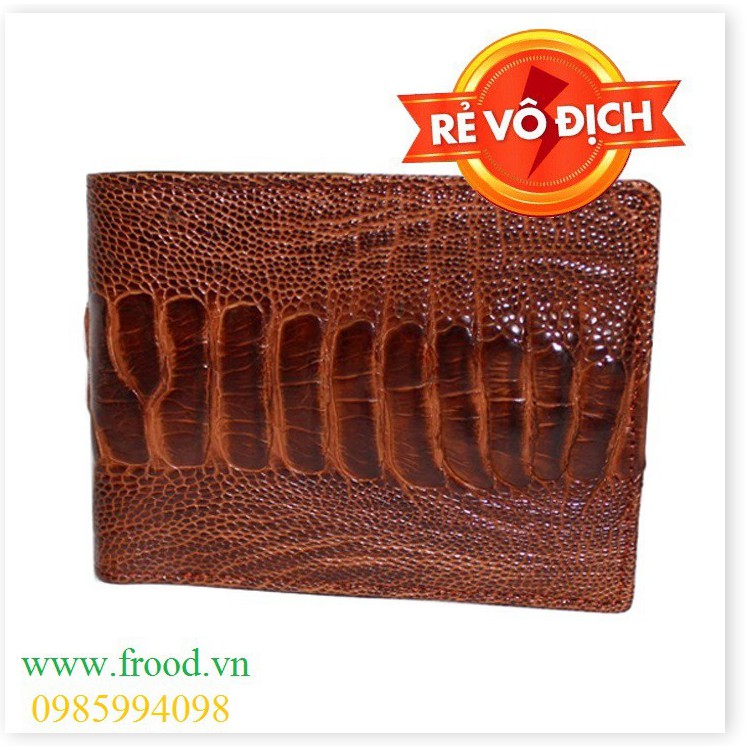 Ví da đà điểu Ruby Luxury RLS-VDB