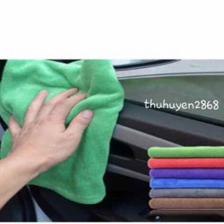 Khăn lau đa năng microfiber (màu ngẫu nhiên)