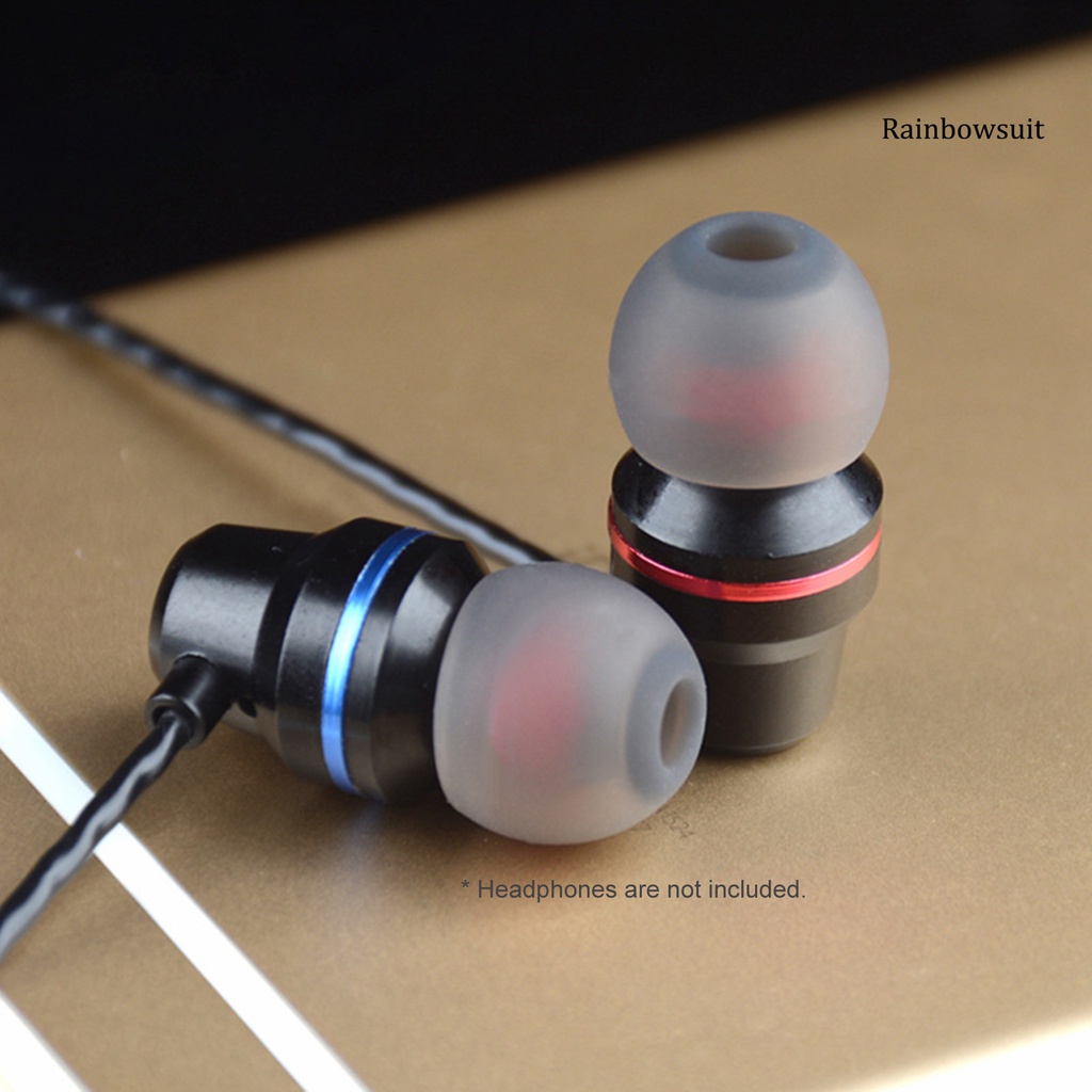 Set 5 cặp nút tai đệm nghe nhét tai bằng silicon mềm cách âm thay thế tiện dụng