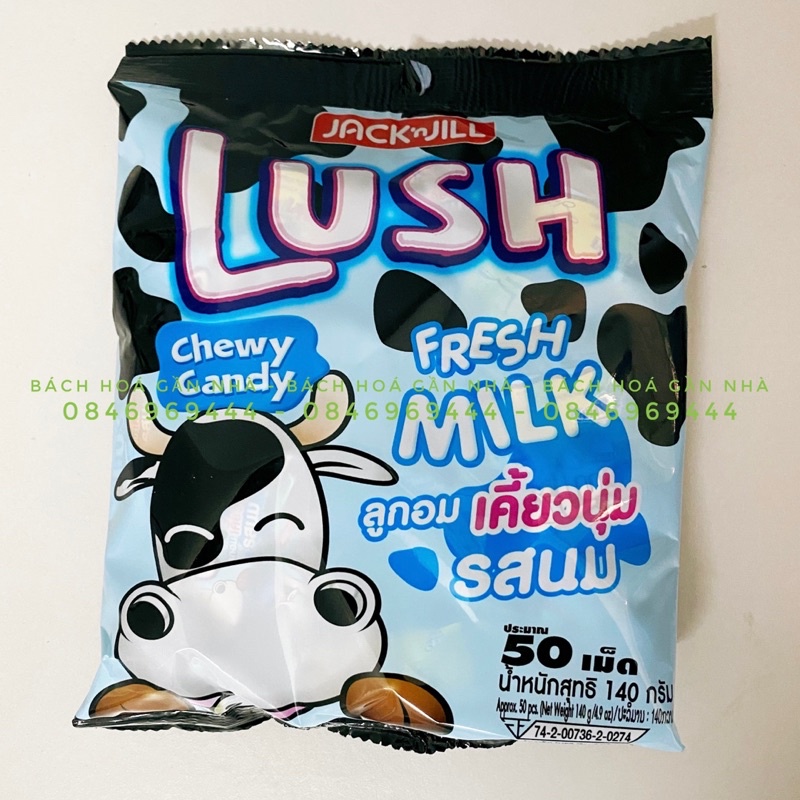 Kẹo sữa bò Lush Thái Lan gói 140g