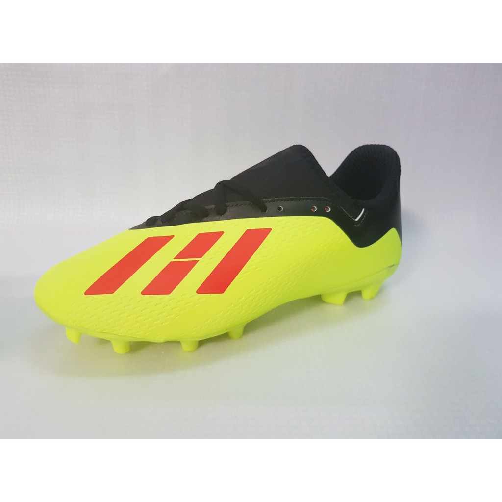 Giày bóng đá đinh cao Adidas X18.1 FG (Xanh chuối chân bè ) TẶNG TẤT CHỐNG TRƠN