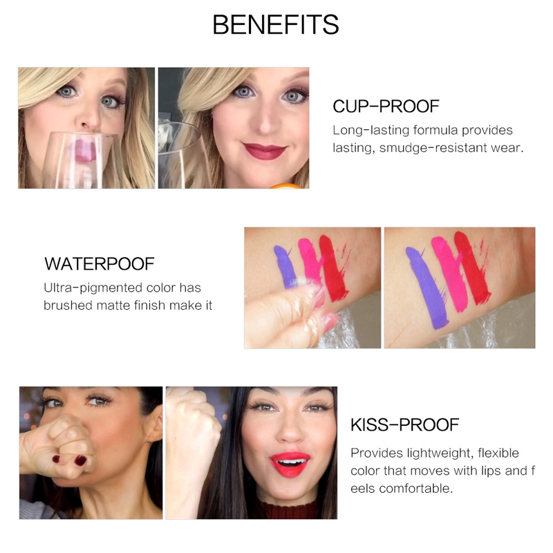 [Hàng mới về] Son lì dạng lỏng SACE LADY lâu trôi 12 tiếng